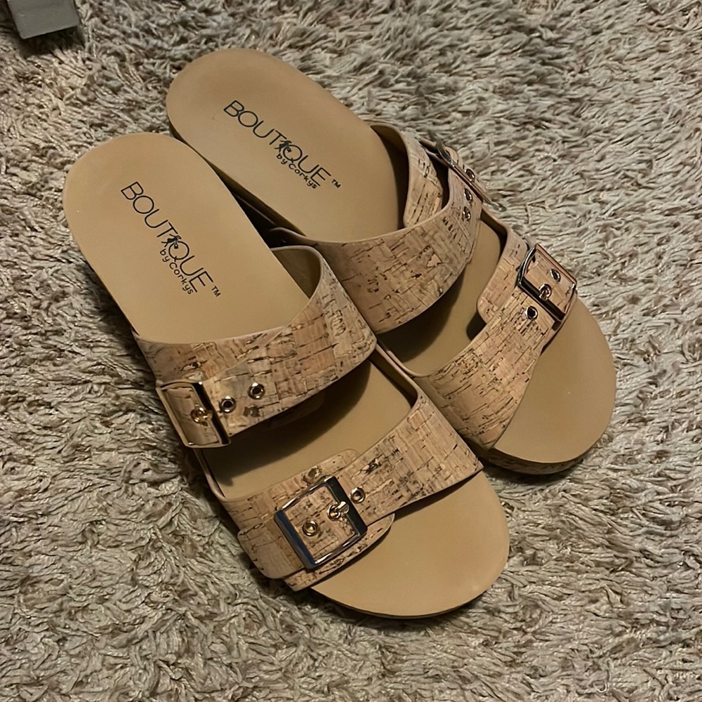 Boutique by Corky’s cork wedge. Size 10